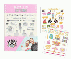 Metallic Tattoos Lisa und Lena (Depesche)